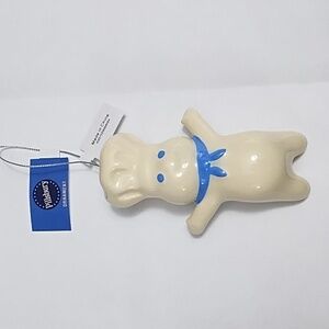 Ruz Pillsbury Dough Boy Novelty Christmas Tree Decoupage Ornament Plastic